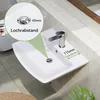HOROW Lavabo in ceramica Lavabo da appoggio per il bagno Anteprima dell’immagine prodotto 6