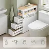 SoBuy meuble rangement WC meuble étroit Blanc Scandinave Voir les images du produit 7