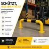 Parabumper in acciaio da 100 cm – Protezione per scaffali, Anteprima dell’immagine prodotto 4
