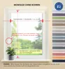 Thermo Wabenplissee Hitzeschutz, ohne Bohren, Weiß, 65x210 Produktbild-Vorschau 6