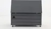 A dark gray storage box with a lid is shown against a white background. Produktbild-Vorschau
