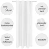 Blickdichter Dekoschal mit Universalband / Kräuselband im Produktbild-Vorschau 4