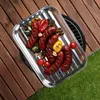 Perforierte Edelstahl-Grillplatte für Fleisch, Fisch, Produktbild-Vorschau 5