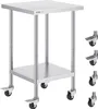 Stół roboczy ze stali nierdzewnej VEVOR, 61 x 61 x 96,5 cm, Podgląd zdjęcia produktu 1