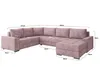 CHIEF U – Ecksofa Couchgarnitur in U-Form mit Produktbild-Vorschau 4
