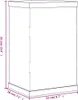 vidaXL Vitrína Transparent 22x18x35 cm Akryl Náhled obrázku produktu 6