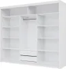 Krudox PRVTA Schwebetürenschrank Weiß mit Spiegel 250 cm Produktbild-Vorschau 4