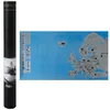 Stírací mapa Evropy MT7722, 45x70cm Náhled obrázku produktu 2