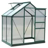 Outsunny Gewächshaus Aluminium Treibhaus mit Dachfenster Produktbild-Vorschau 1