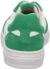 The back view of a green and white sneaker. Produktbild-Vorschau