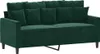 vidaXL 2-Sitzer-Sofa Dunkelgrün 140 cm Samt Produktbild-Vorschau 1