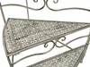 DanDiBo Scala per fiori da interno in metallo bianco grigio Anteprima dell’immagine prodotto 8