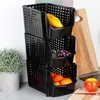 Vilde | Behälter für Gemüse und Obst 3er Set - Kunststoff - Produktbild-Vorschau 2