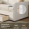 Letto imbottito Flieks 90x200 cm con letto estraibile, Anteprima dell’immagine prodotto 6
