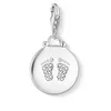 Thomas Sabo Anhänger Charm-Club Coin Baby Fußabdruck 925 Produktbild-Vorschau 1