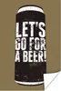 MuchoWow® Poster Bier - Dose - Vintage - Trinken - Zitate - Produktbild-Vorschau 1