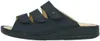A side view of a navy blue sandal. Produktbild-Vorschau
