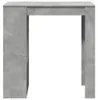 vidaXL Barový stůl s policí Betonová šedá 102x50x103,5 cm Náhled obrázku produktu 4