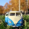 Spielzeugauto Bus VW Bulli 11,5cm blau Modellauto Blechauto Produktbild-Vorschau 6
