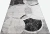 Designer Teppich Wohnzimmer Teppich Kreis Muster in Grau Produktbild-Vorschau 5