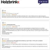 Customer reviews for a Holzbrink product. Produktbild-Vorschau