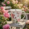Tasse aus Porzellan Amelia white  - Schmetterlinge an Produktbild-Vorschau 3