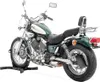 Portatarga laterale per Yamaha XV 535/ 1100 Virago # nero Anteprima dell’immagine prodotto 3