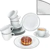 Venedig 18tlg Kaffeeservice Porzellan Weiß Tasse Untertasse Produktbild-Vorschau 1