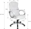 Bürostuhl Chefsessel Luxusdesign Ergonomische extra dicke Produktbild-Vorschau 7