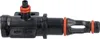 A product image of a black and red plastic fitting with o-rings. Anteprima dell’immagine prodotto