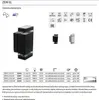 A product information sheet for an outdoor wall light, showing the product, technical specifications, and descriptive text. Voir les images du produit
