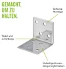 Alberts 851798 Connettore angolare, acciaio inox, 40 x 40 x Anteprima dell’immagine prodotto 6