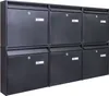 Burg-Wächter Briefkastenanlage 6-fach schwarz 108x96x10cm, Produktbild-Vorschau 1