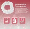 Ghirlanda di abete artificiale ghirlanda decorativa 10 Anteprima dell’immagine prodotto 4