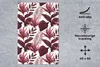 MuchoWow® Mauspad Mousepad Tropisch - Blätter - Lila 40x60 Produktbild-Vorschau 2