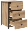 vidaXL Table de chevet Marron 40 x 36 x 60 cm Bois massif Voir les images du produit 5