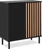 finori Monza 01D Kommode, schwarz / Nachbildung Artisan Oak Produktbild-Vorschau 3