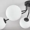 Fossobiubo Deckenlampe aus Metall/Glas in Schwarz/Weiß Produktbild-Vorschau 6