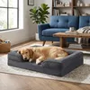 FEANDREA Orthopädisches Hundebett XXL, abnehmbarer Bezug, Produktbild-Vorschau 1
