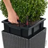 LECHUZA Pot de fleurs CUBE Cottage 50 Granit | Pot de Voir les images du produit 4