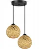 LUXOLAR Lampa wisząca Natural Bamboo 2 płomienie E27 60 W - Podgląd zdjęcia produktu 1