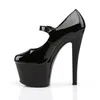 Pleaser USA - y Lack Plateau Pumps SKY-387 schwarz lack Gr. Produktbild-Vorschau 4