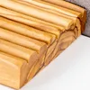 Olivenholz-Seifenschale ca.12x8cm Geriffelt Seifenhalter Produktbild-Vorschau 5