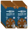 ANSMANN Hörgerätebatterien Typ 312 braun Zink Luft 1,4V, 60 Produktbild-Vorschau 1