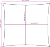 vidaXL Voile d'ombrage Oxford Tissu Carré 6x6 m Beige Voir les images du produit 8