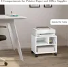 WOLTU Druckertisch mit Rädern, Bürocontainer rollbar, Produktbild-Vorschau 2