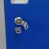 Close-up of a blue locker door with a silver lock mechanism. Anteprima dell’immagine prodotto