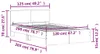 vidaXL Bettgestell mit Kopfteil Weiß 120x200 cm Produktbild-Vorschau 8