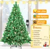 Yakimz Arbre de Noël artificiel avec éclairage, sapin de Voir les images du produit 3