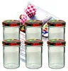 6er Set Sturzglas 435 ml To 82 Obst Deckel incl. Diamant Produktbild-Vorschau 1